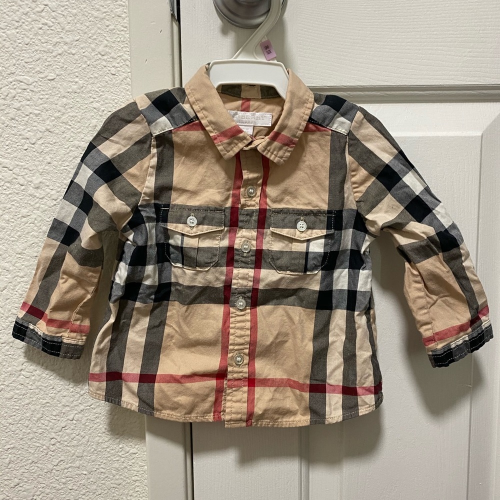 Burberry Baby button up shirt